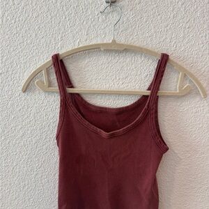 Brandy Melville Maroon Tank Top